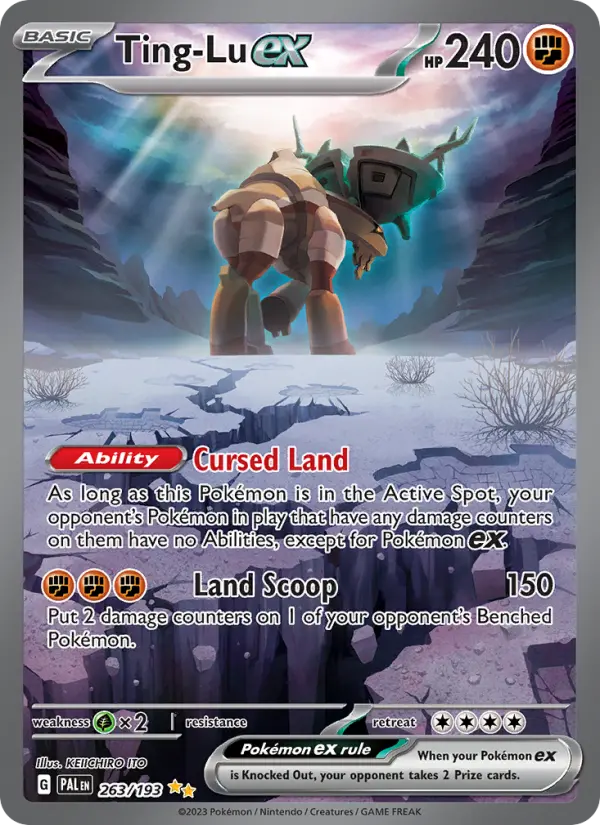Ting-Lu ex, Paldea Evolved 263