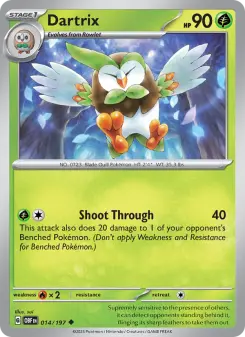 Dartrix, Obsidian Flames 014
