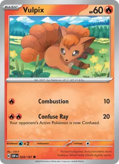 Vulpix, Obsidian Flames 028