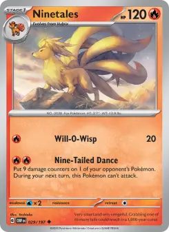 Ninetales, Obsidian Flames 029