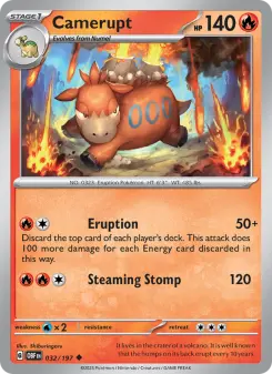 Camerupt, Obsidian Flames 032
