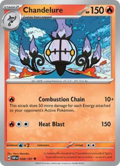 Chandelure, Obsidian Flames 038