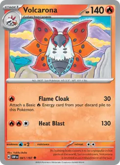 Volcarona, Obsidian Flames 041