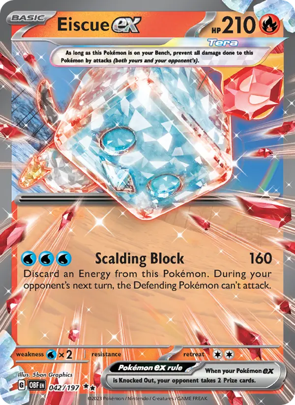 Eiscue ex, Obsidian Flames 042
