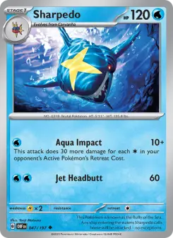 Sharpedo, Obsidian Flames 047