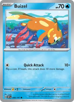 Buizel, Obsidian Flames 048