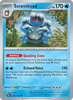 Seismitoad, Obsidian Flames 052
