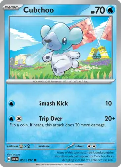 Cubchoo, Obsidian Flames 053