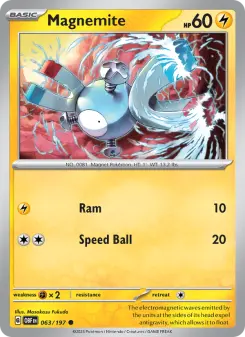Magnemite, Obsidian Flames 063