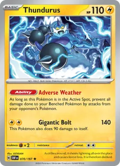 Thundurus, Obsidian Flames 070