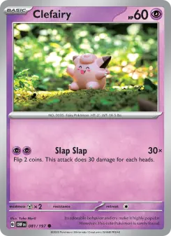 Clefairy, Obsidian Flames 081