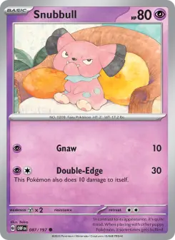 Snubbull, Obsidian Flames 087