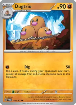 Dugtrio, Obsidian Flames 104