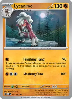 Lycanroc, Obsidian Flames 117