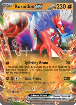 Koraidon ex, Obsidian Flames 124
