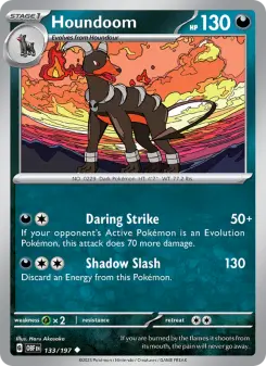 Houndoom, Obsidian Flames 133