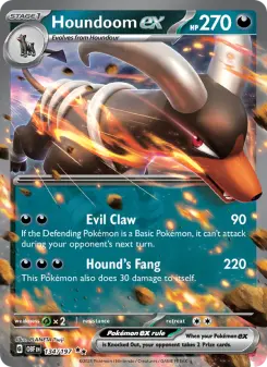 Houndoom ex, Obsidian Flames 134