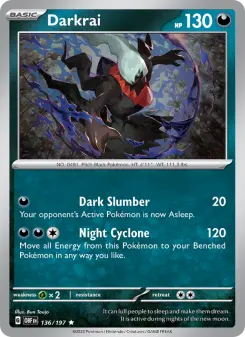 Darkrai, Obsidian Flames 136