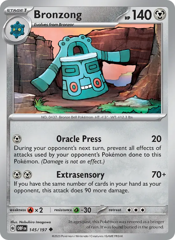 Bronzong, Obsidian Flames 145