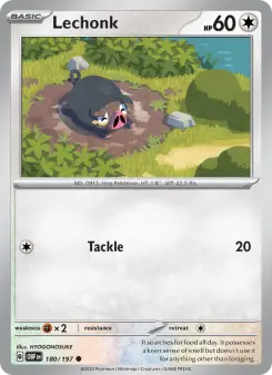 Lechonk, Obsidian Flames 180