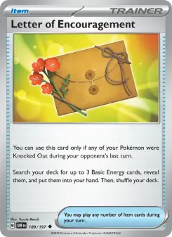 Letter of Encouragement, Obsidian Flames 189
