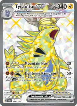 Tyranitar ex, Obsidian Flames 211
