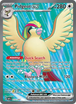Pidgeot ex, Obsidian Flames 217