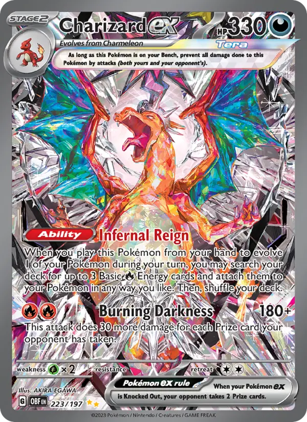 Charizard ex, Obsidian Flames 223