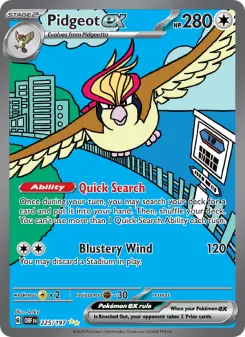 Pidgeot ex, Obsidian Flames 225