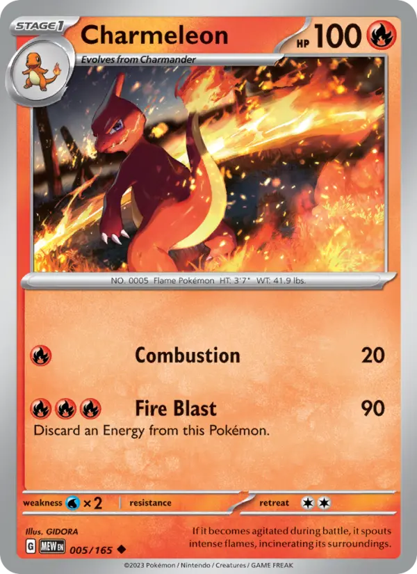 Charmeleon, 151 005