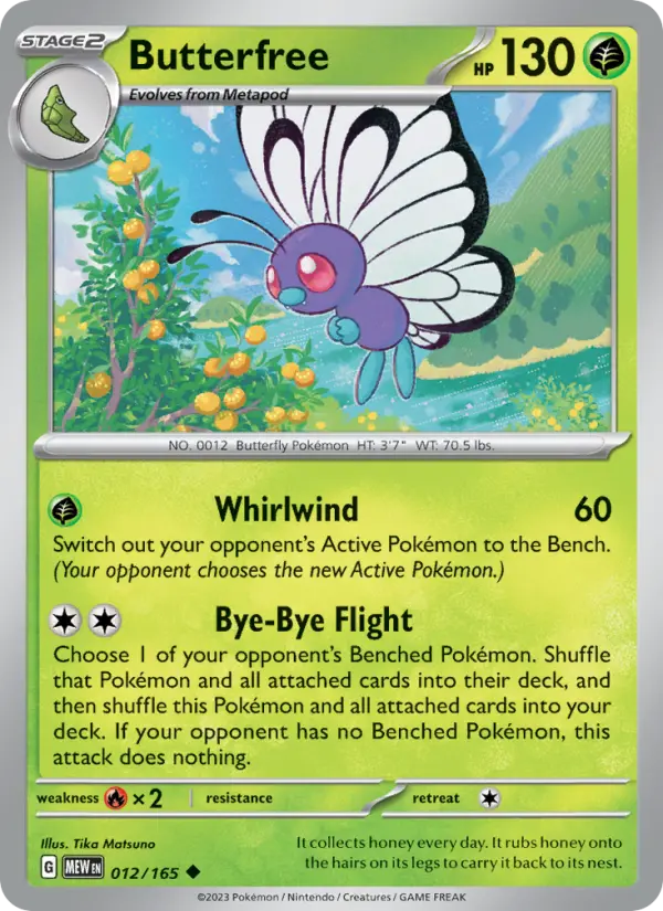 Butterfree, 151 012