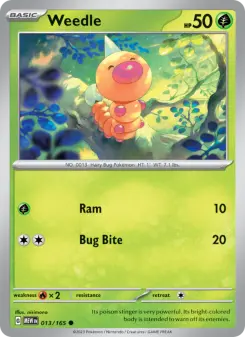 Weedle, 151 013