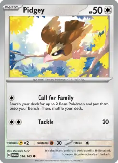 Pidgey, 151 016