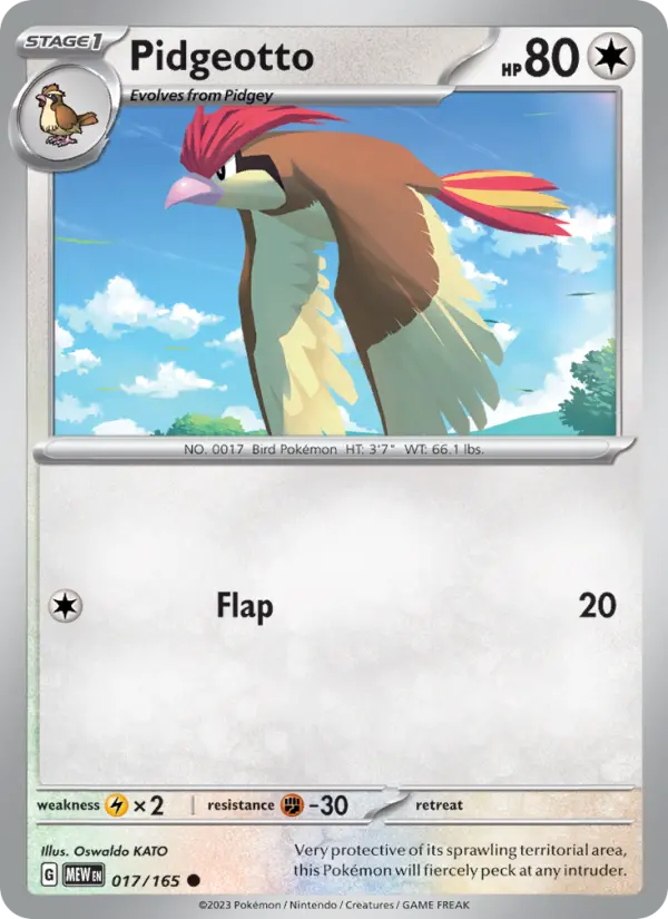 Pidgeotto, 151 017