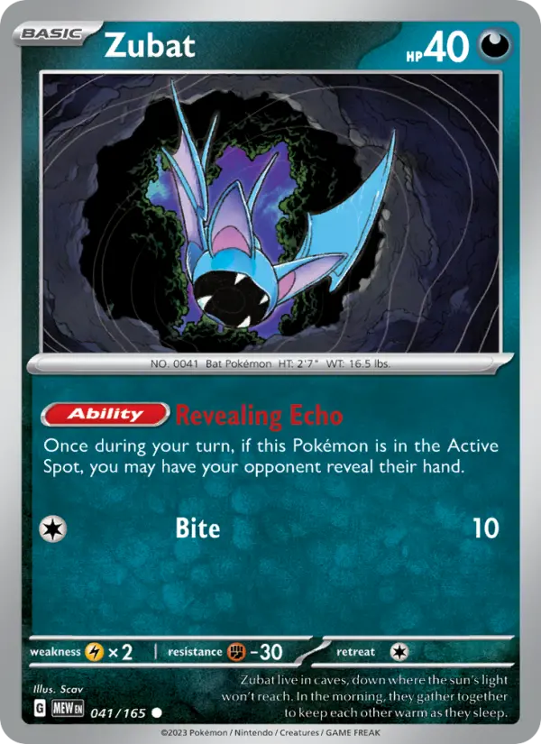 Zubat, 151 041