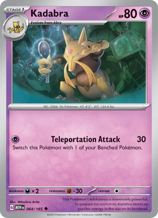 Kadabra, 151 064