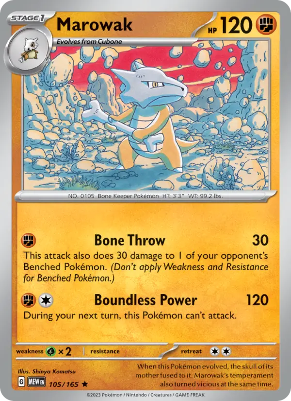 Marowak, 151 105