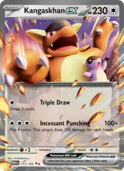 Kangaskhan ex, 151 115