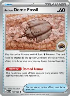 Antique Dome Fossil, 151 152