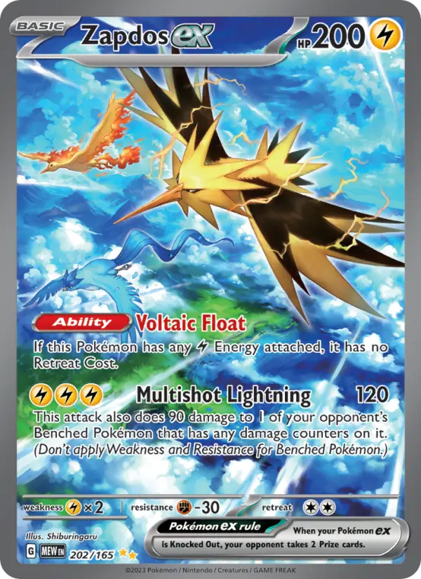 Zapdos ex, 151 202