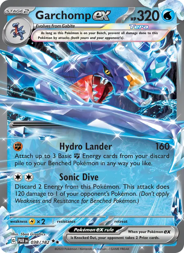 Garchomp ex, Paradox Rift 038