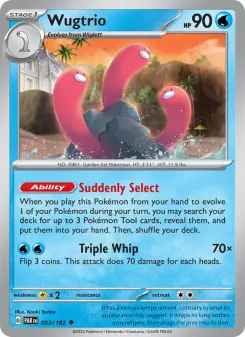 Wugtrio, Paradox Rift 053