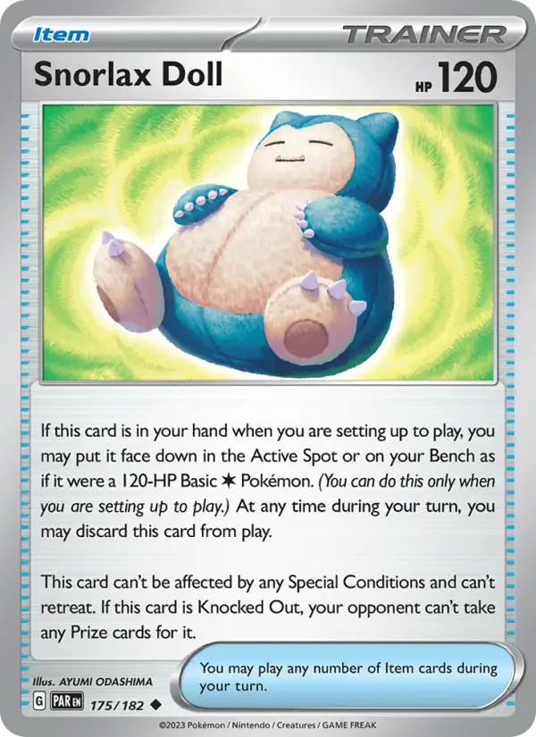 Snorlax Doll, Paradox Rift 175