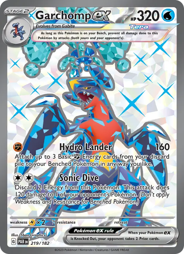 Garchomp ex, Paradox Rift 219