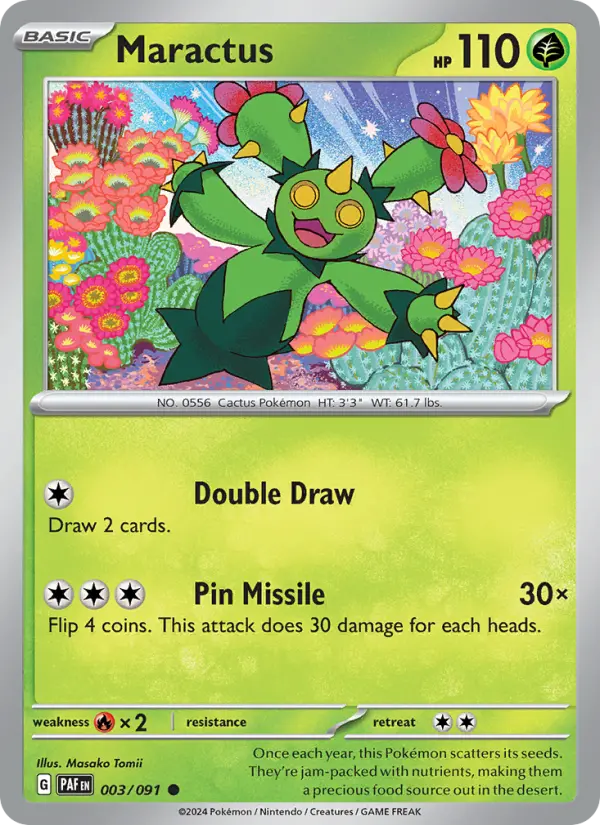 Maractus, Paldean Fates 003