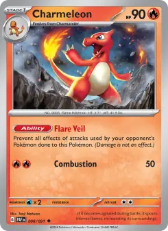 Charmeleon, Paldean Fates 008