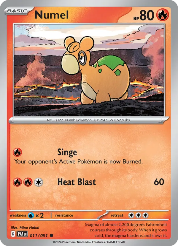 Numel, Paldean Fates 011