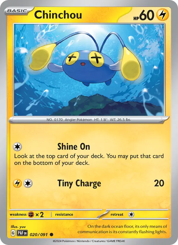 Chinchou, Paldean Fates 020