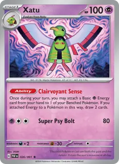 Xatu, Paldean Fates 026