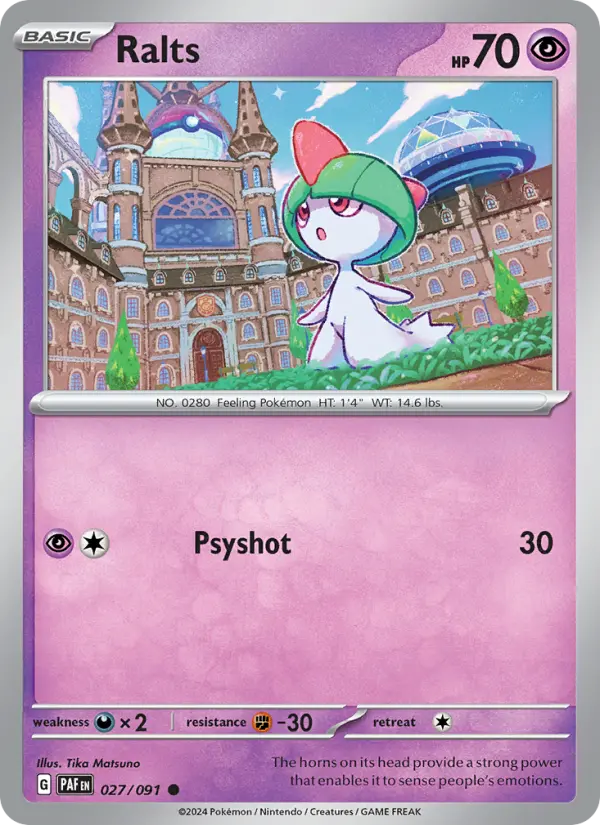 Ralts, Paldean Fates 027